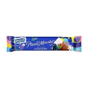 Baton Ptasie mleczko jagodowe w mlecznej czek. Wedel 26g