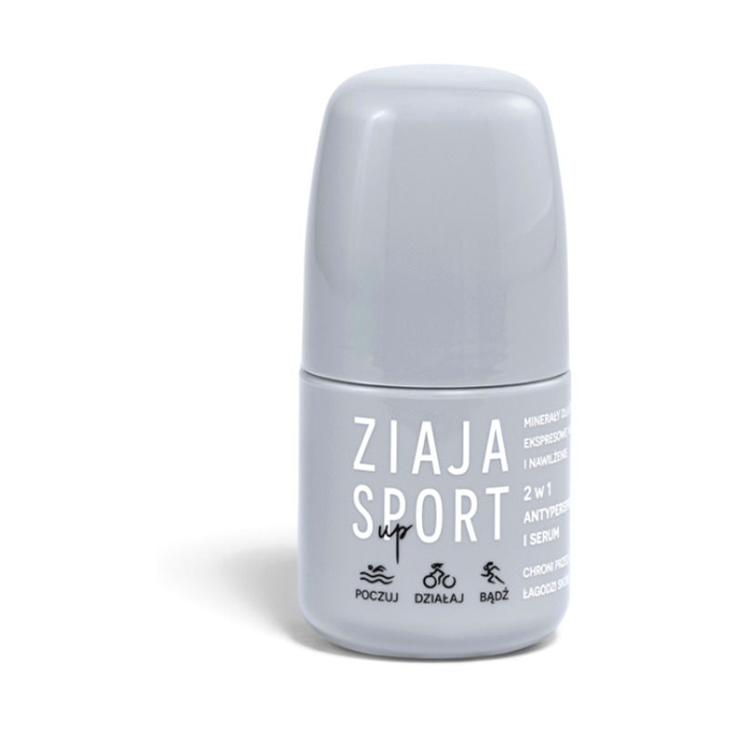 Ziaja Sport Up roll-on 2 w 1 antyperspirant i serum 60ml