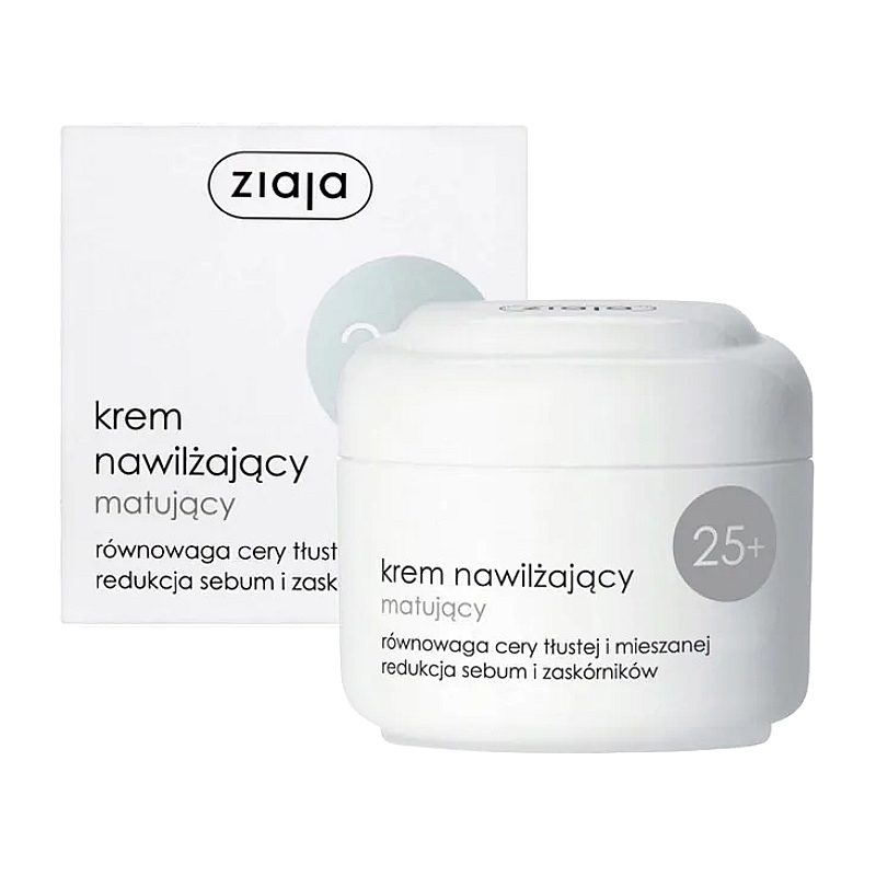 Krem nawilżający matujący 25+ Ziaja 50 ml