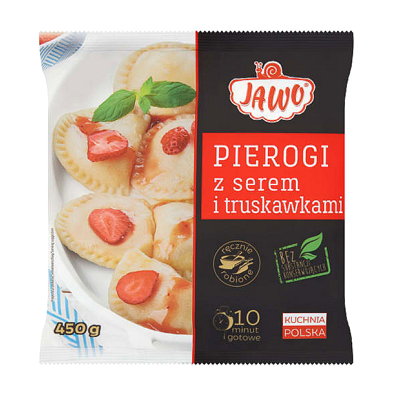 Pierogi z serem i truskawkami Jawo