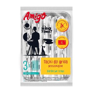 Tacki do grilla Amigo 23x35cm 3szt.
