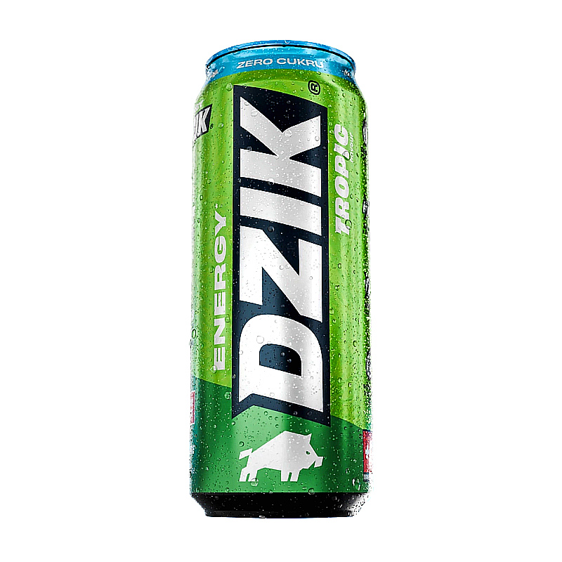 Napój energetyczny Dzik Tropic Zero 500ml puszka