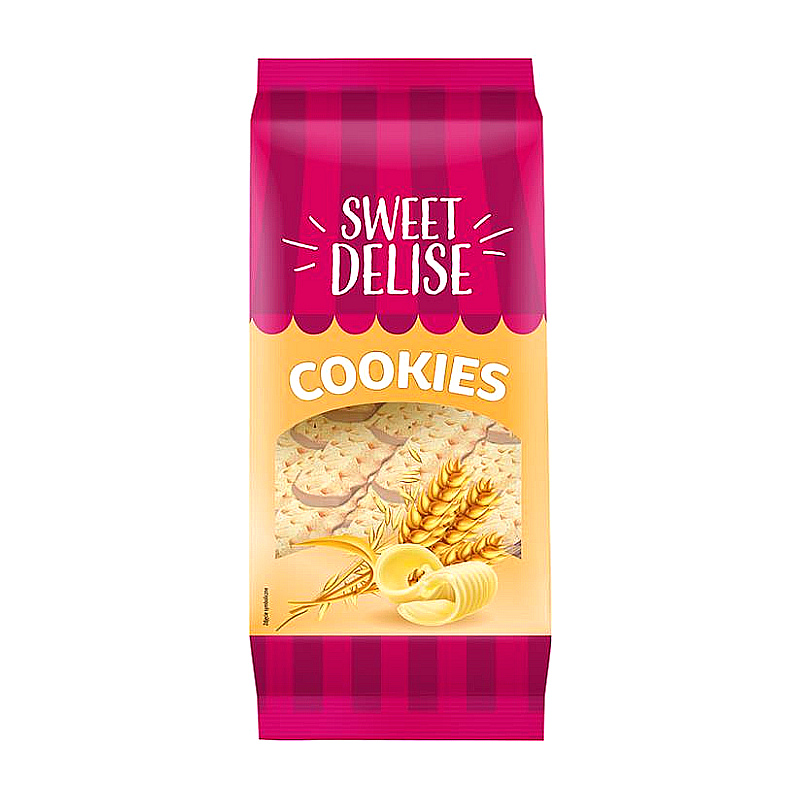 Ciastka maślane z polewą toffi Sweet Delise 500 g
