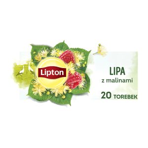 Herbata ziołowa lipa z malinami Lipton 20x09g