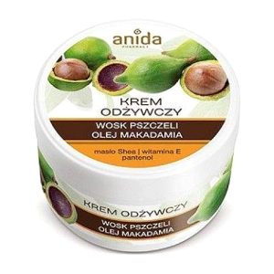 Krem odżywczy Wosk pszczeli i Olej makadamia do skóry suchej ANIDA 125g