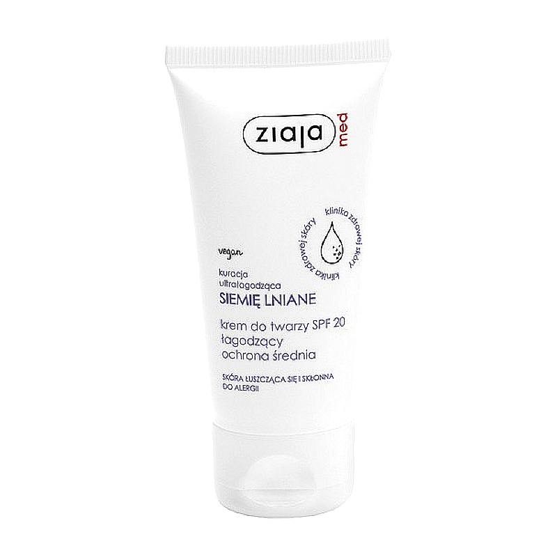 Krem do twarzy Siemię Lniane SPF20 Ziaja Med 50ml