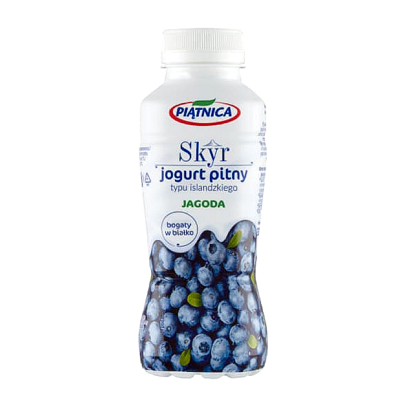 Jogurt jagoda Skyr Piątnica 330ml