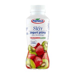 Jogurt truskawka kiwi Skyr Piątnica 330ml