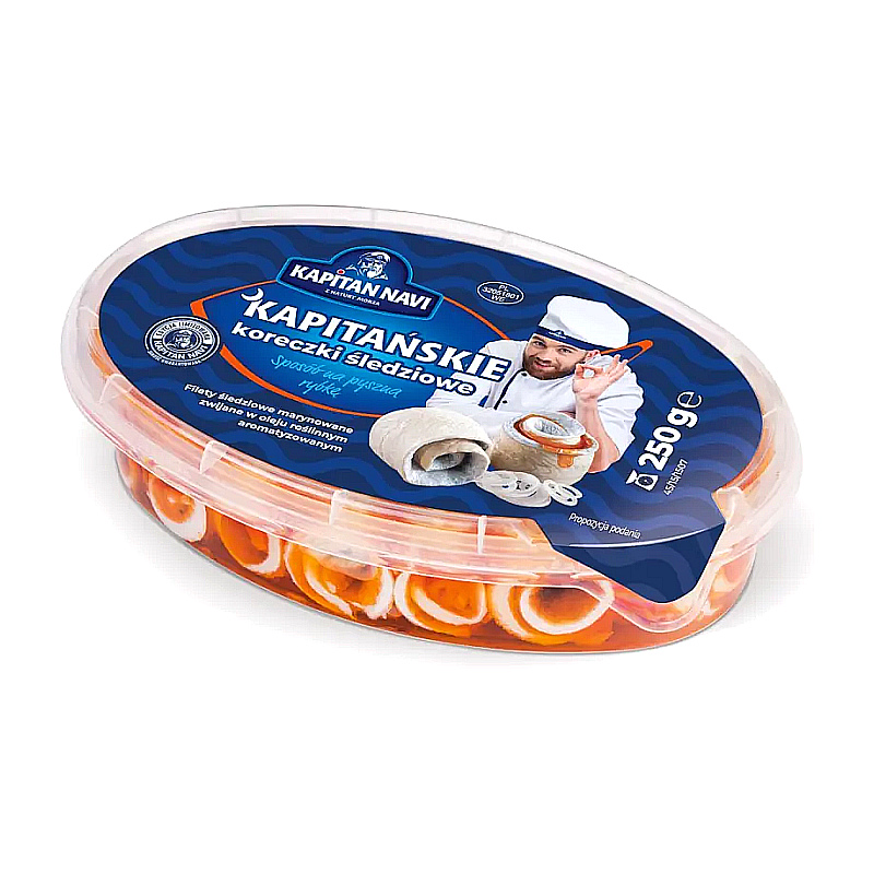 Koreczki śledziowe Kapitańskie Navi 250g