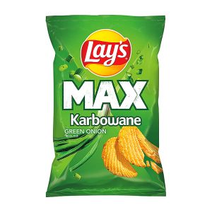 Chipsy Lays karbowane zielona cebulka 120g
