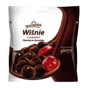Draże Wiśnie w czekoladzie Jutrzenka 80g